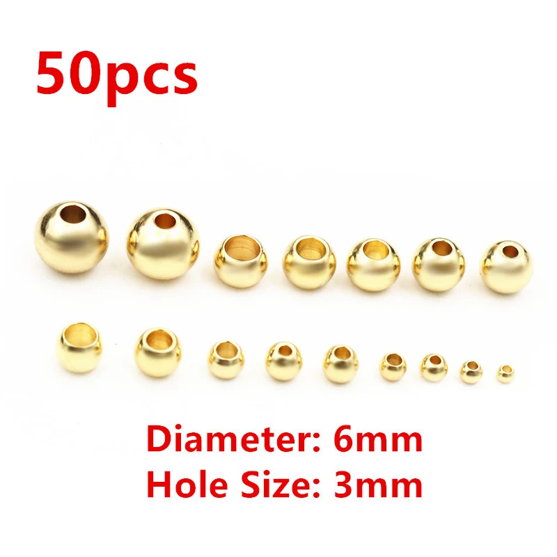 Stainless Steel Gold Spacer BeadsStainless Steel Gold Spacer Beads