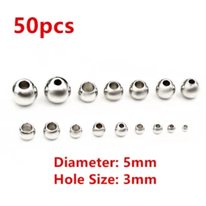Stainless Steel Gold Spacer BeadsStainless Steel Gold Spacer Beads - Image 30