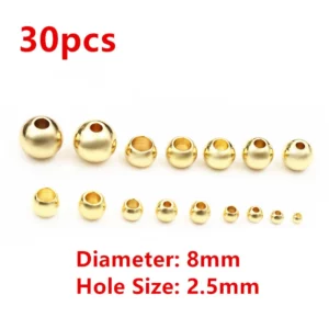 Stainless Steel Gold Spacer BeadsStainless Steel Gold Spacer Beads - Image 7