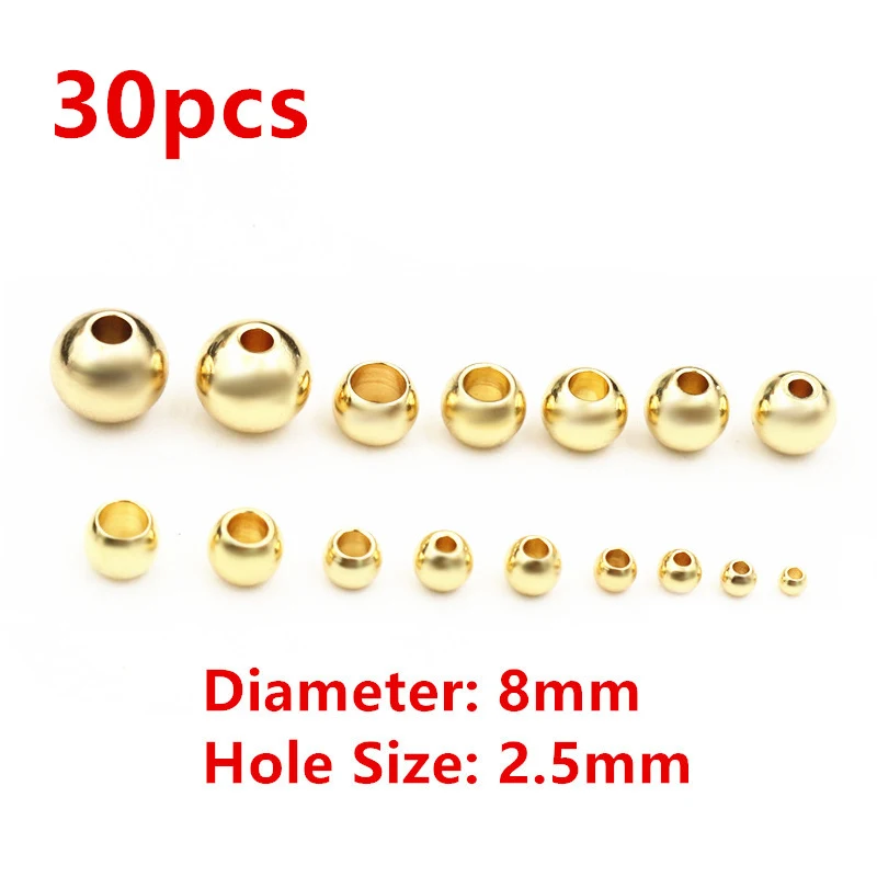 Stainless Steel Gold Spacer BeadsStainless Steel Gold Spacer Beads