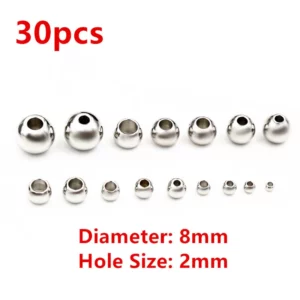 Stainless Steel Gold Spacer BeadsStainless Steel Gold Spacer Beads - Image 20