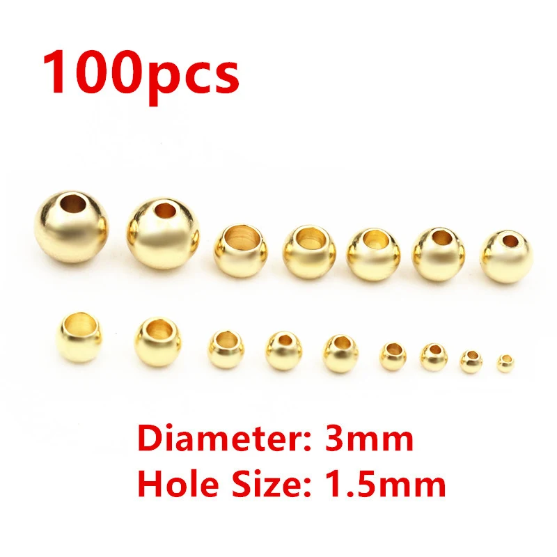 Stainless Steel Gold Spacer BeadsStainless Steel Gold Spacer Beads