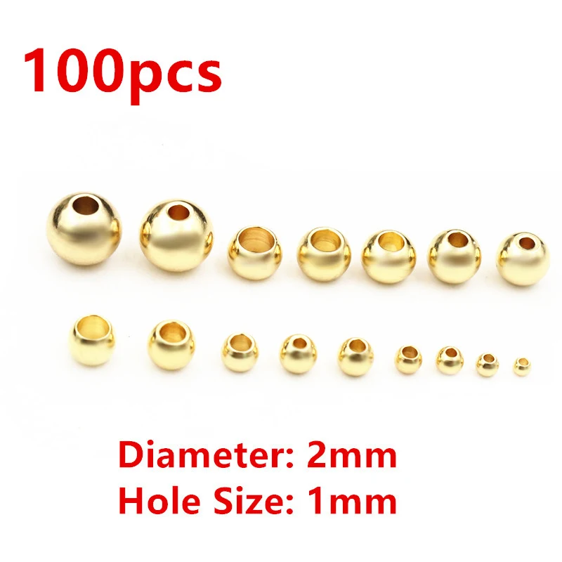 Stainless Steel Gold Spacer BeadsStainless Steel Gold Spacer Beads