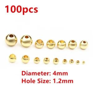 Stainless Steel Gold Spacer BeadsStainless Steel Gold Spacer Beads - Image 18