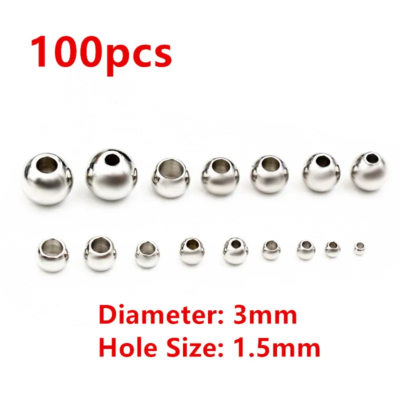 Stainless Steel Gold Spacer BeadsStainless Steel Gold Spacer Beads