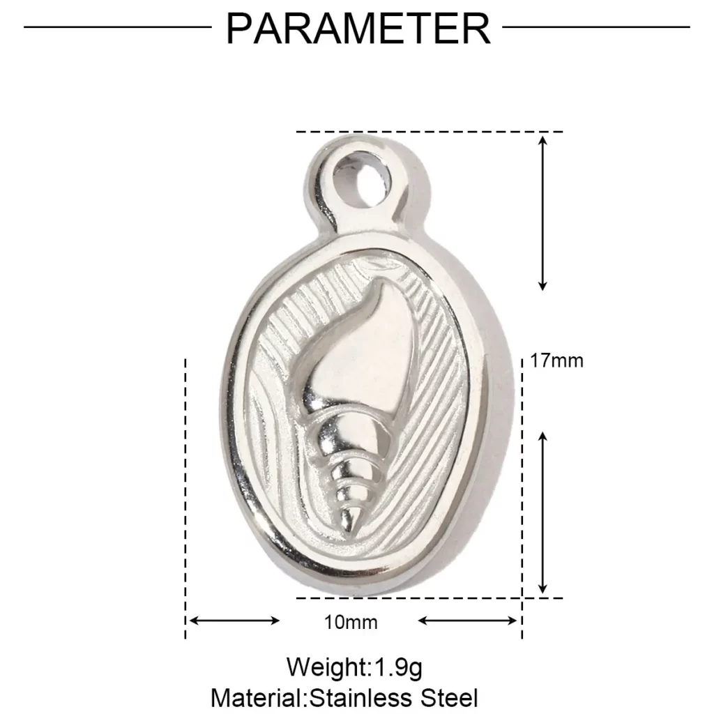 Stainless Steel Hummingbird Flower DIY CharmsStainless Steel