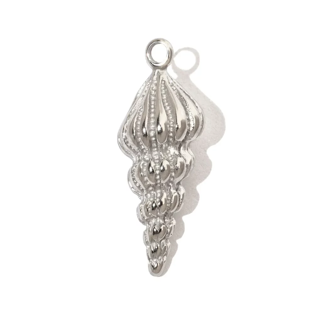 Stainless Steel Hummingbird Flower DIY CharmsStainless Steel