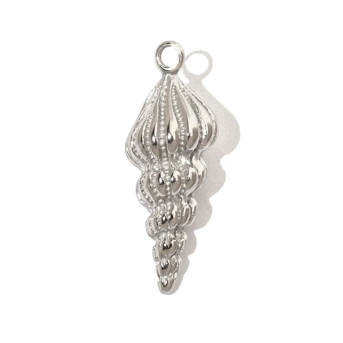 Stainless Steel Hummingbird Flower DIY CharmsStainless Steel - Image 5