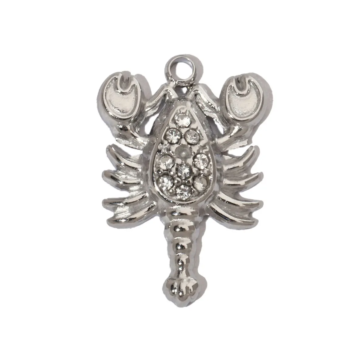 Stainless Steel Hummingbird Flower DIY CharmsStainless Steel - Image 6