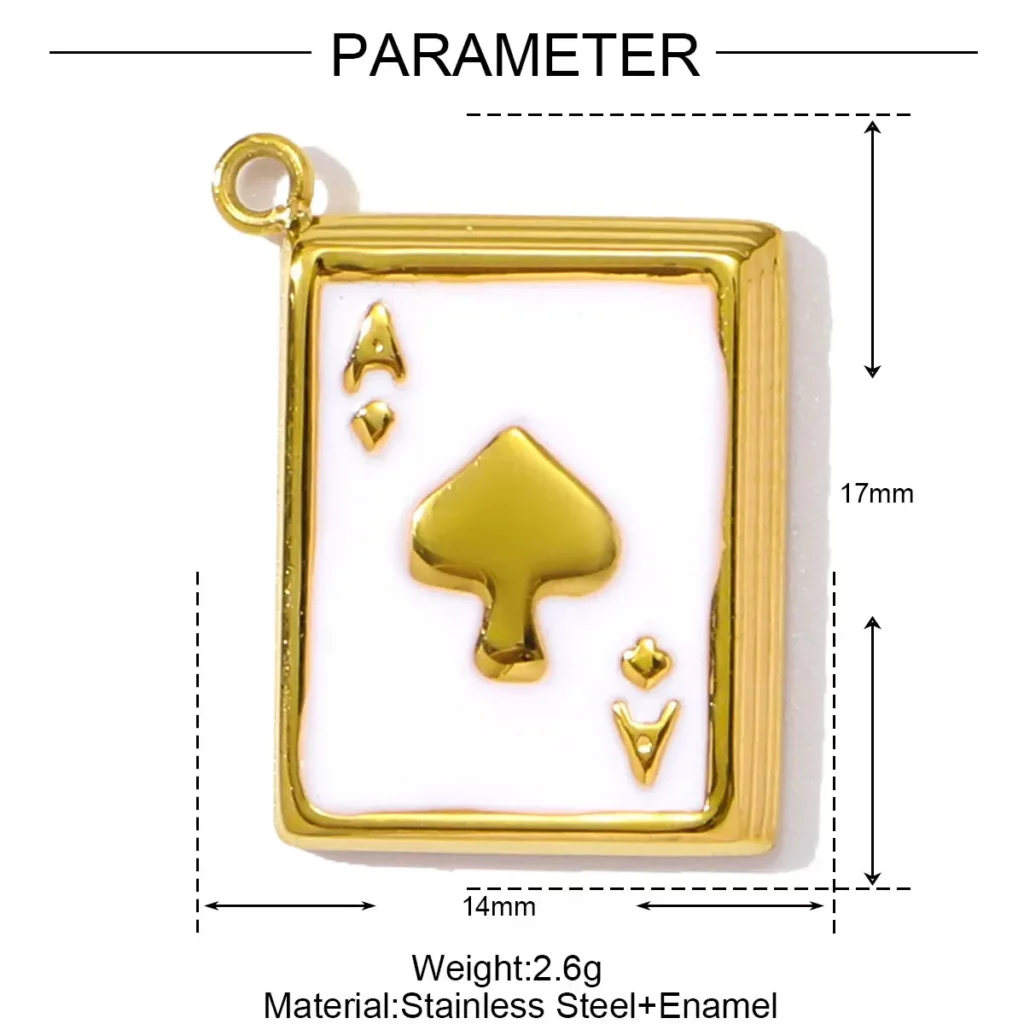 Stainless Steel Enamel Heart Charms for DIY JewelryStainless Steel