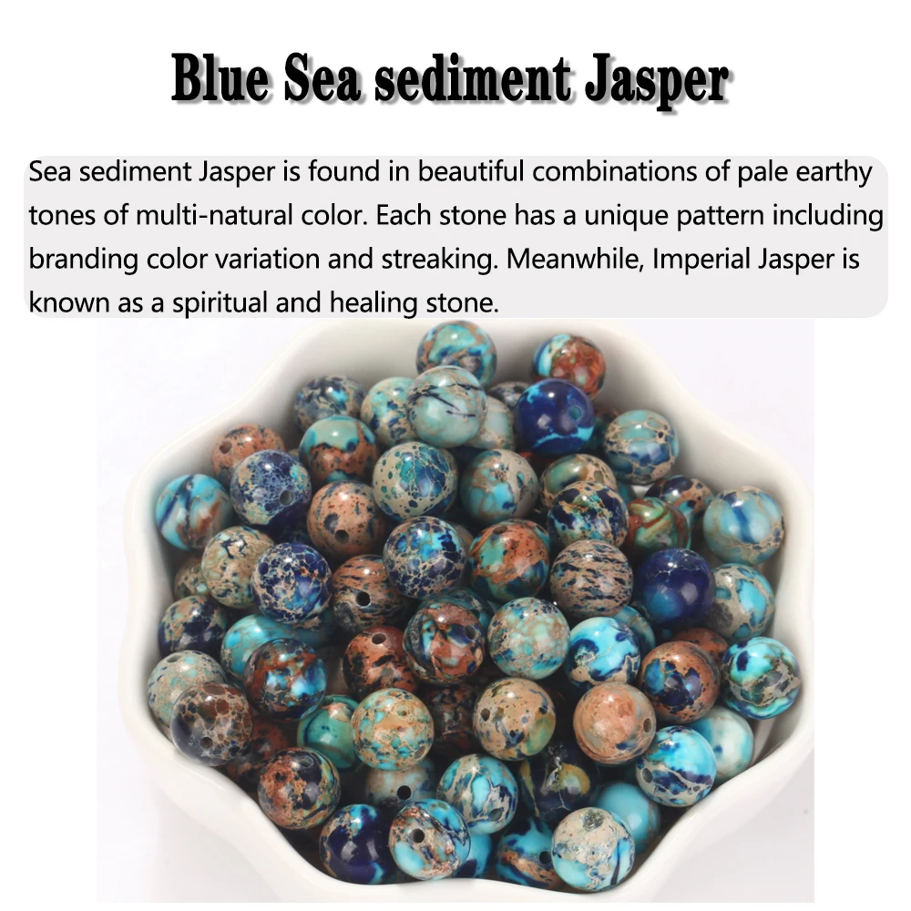 4-12MM Natural Stone Round Beads MixNatural Stone Round Beads