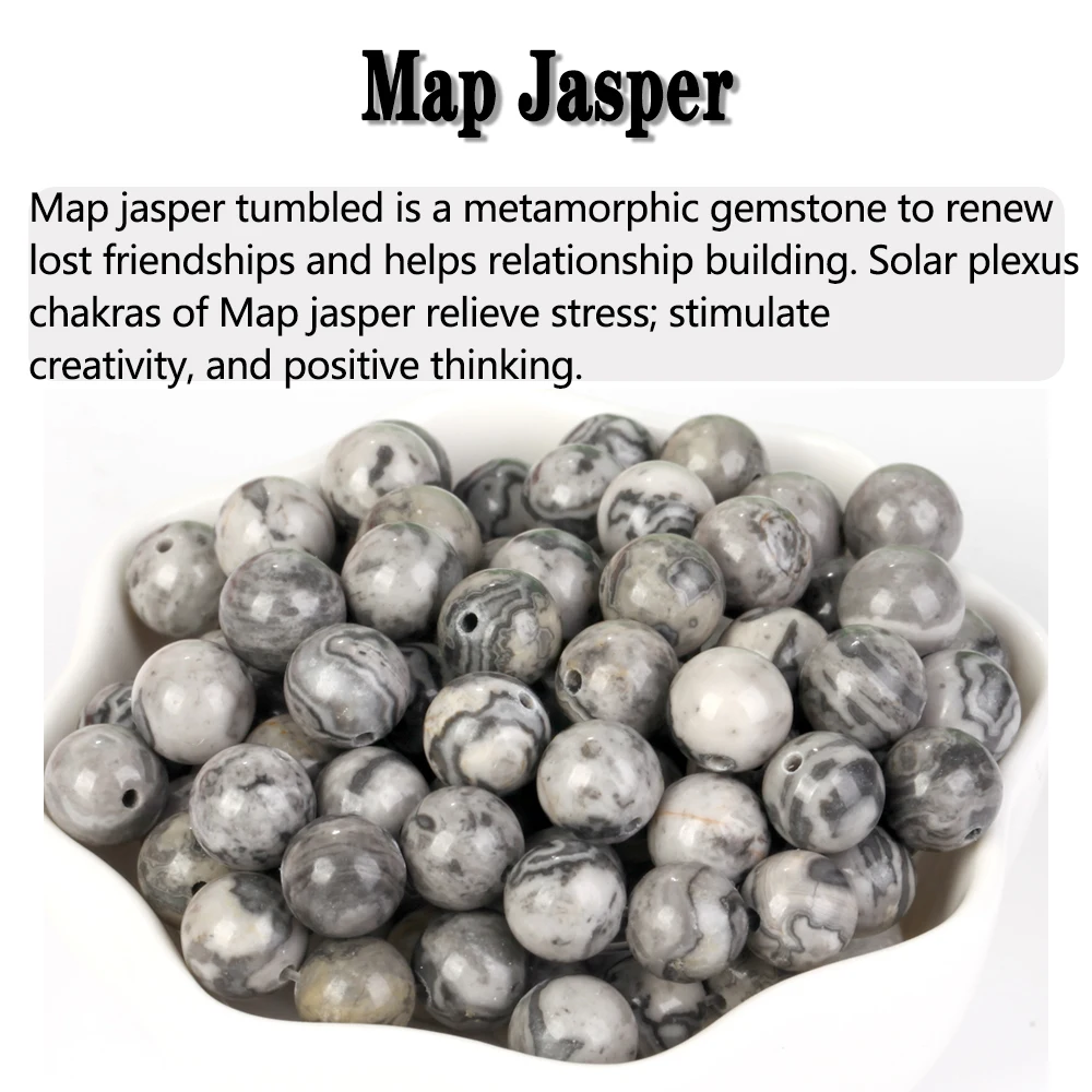 4-12MM Natural Stone Round Beads MixNatural Stone Round Beads