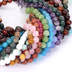 4-12MM Natural Stone Round Beads MixNatural Stone Round Beads - Image 3