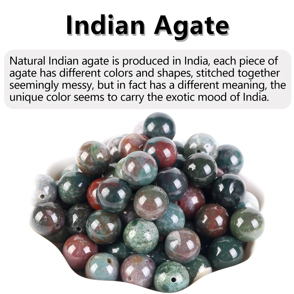 4-12MM Natural Stone Round Beads MixNatural Stone Round Beads