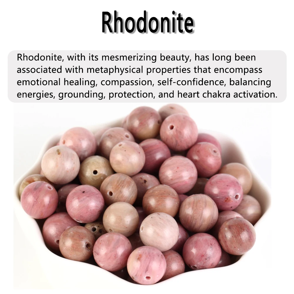 4-12MM Natural Stone Round Beads MixNatural Stone Round Beads
