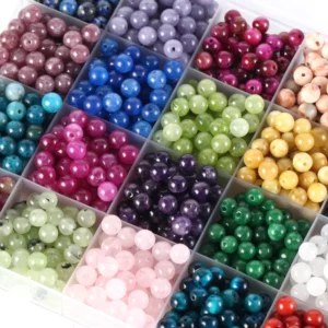 4-12MM Natural Stone Round Beads MixNatural Stone Round Beads - Image 1