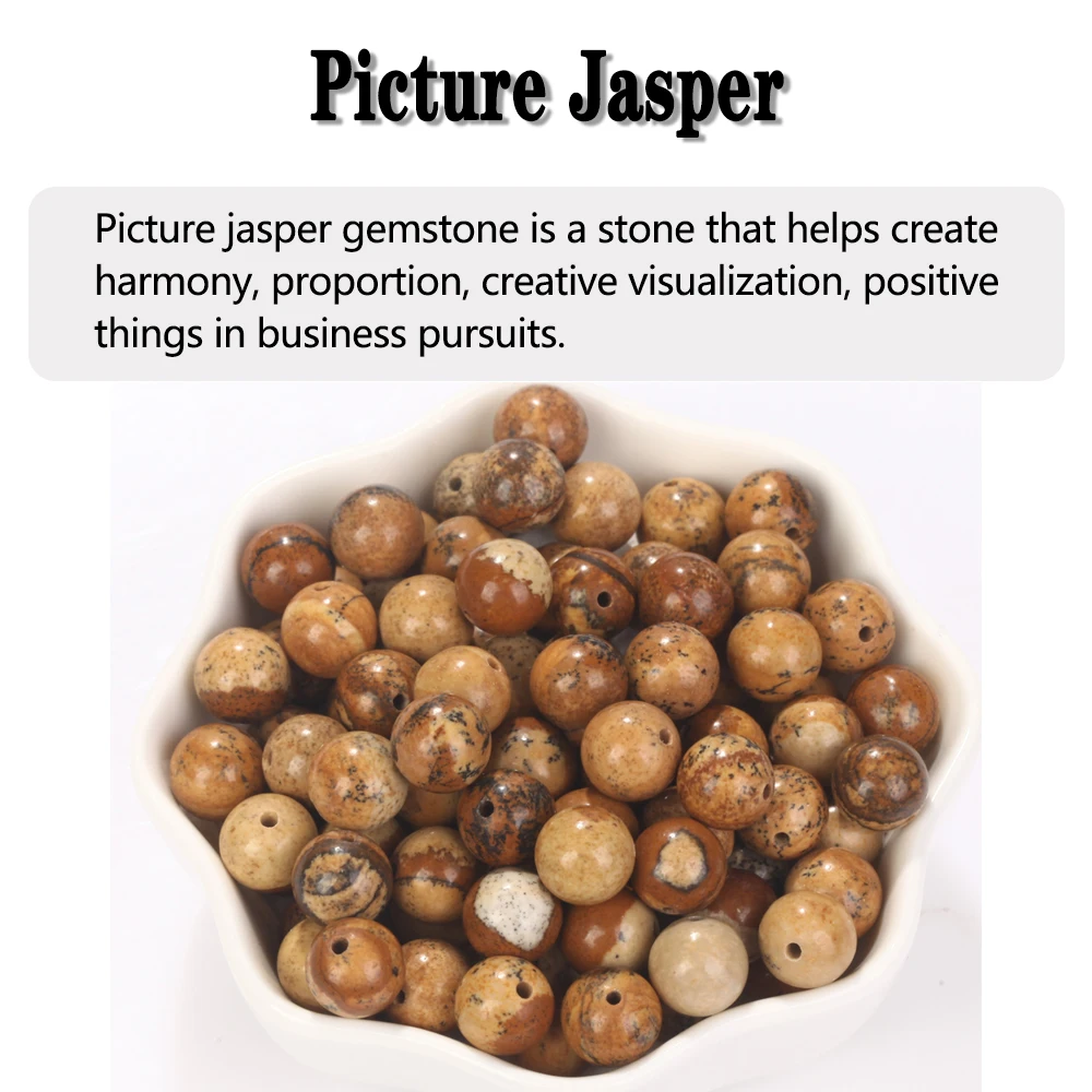 4-12MM Natural Stone Round Beads MixNatural Stone Round Beads