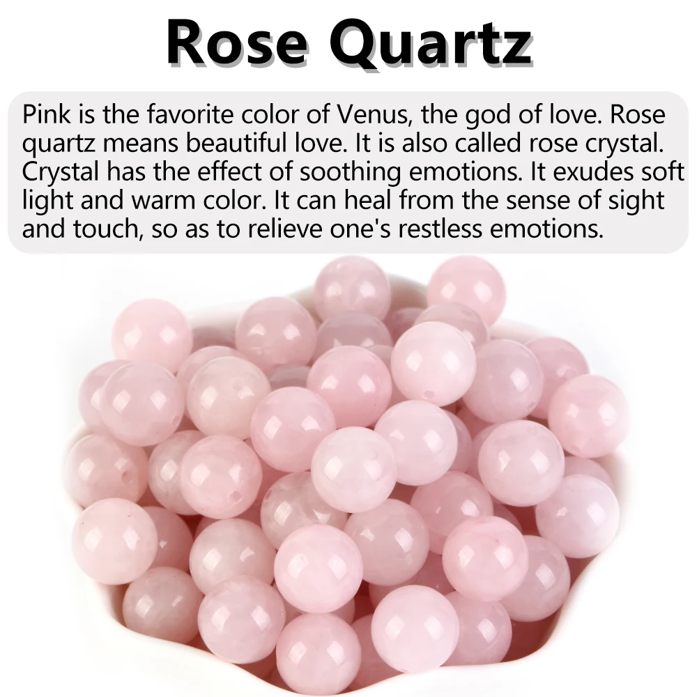 4-12MM Natural Stone Round Beads MixNatural Stone Round Beads