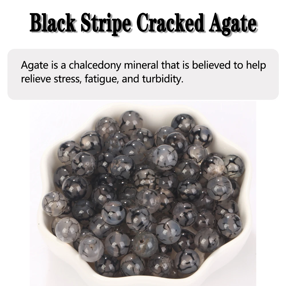 4-12MM Natural Stone Round Beads MixNatural Stone Round Beads