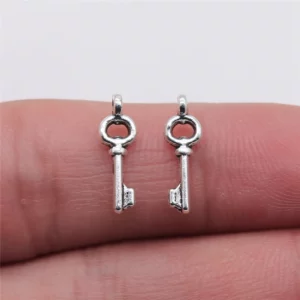 40pcs Cute Small Key Charms for Jewelry MakingSmall Key Charms for - Image 27
