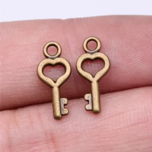 40pcs Cute Small Key Charms for Jewelry MakingSmall Key Charms for - Image 18