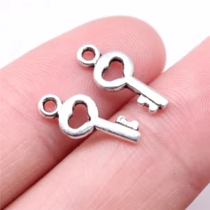 40pcs Cute Small Key Charms for Jewelry MakingSmall Key Charms for - Image 19