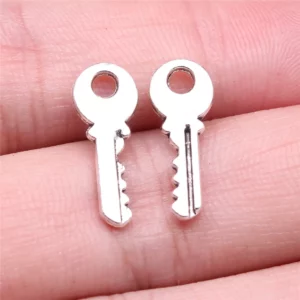 40pcs Cute Small Key Charms for Jewelry MakingSmall Key Charms for - Image 6