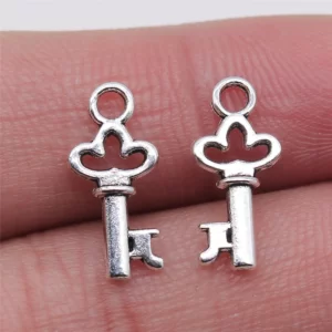 40pcs Cute Small Key Charms for Jewelry MakingSmall Key Charms for - Image 21