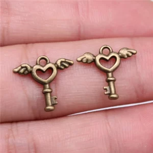 40pcs Cute Small Key Charms for Jewelry MakingSmall Key Charms for - Image 9