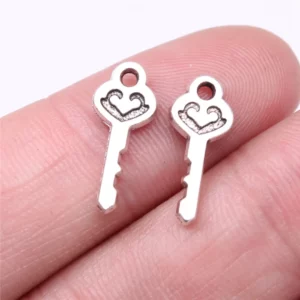 40pcs Cute Small Key Charms for Jewelry MakingSmall Key Charms for - Image 3