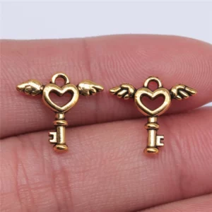 40pcs Cute Small Key Charms for Jewelry MakingSmall Key Charms for - Image 7