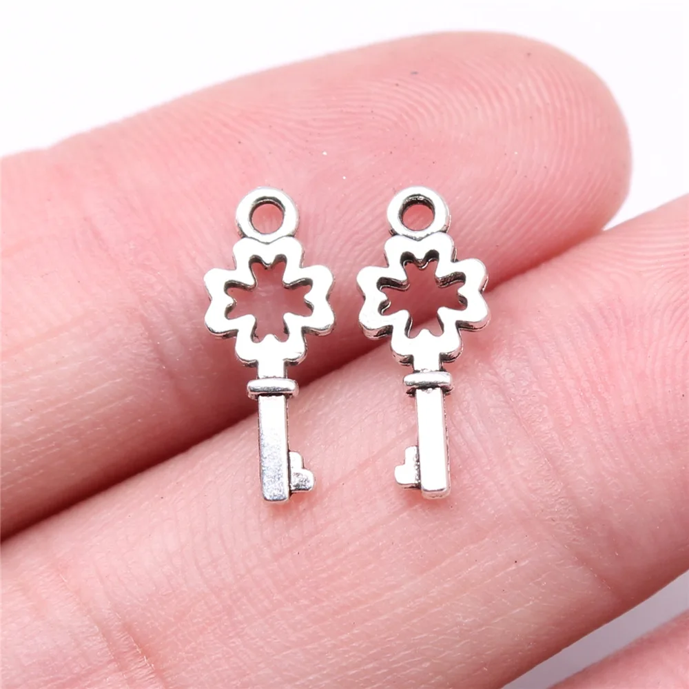 40pcs Cute Small Key Charms for Jewelry MakingSmall Key Charms for
