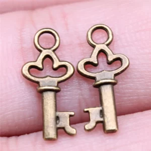 40pcs Cute Small Key Charms for Jewelry MakingSmall Key Charms for - Image 20