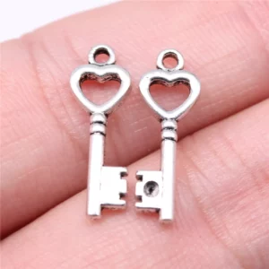 40pcs Cute Small Key Charms for Jewelry MakingSmall Key Charms for - Image 4