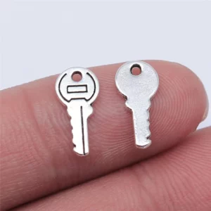 40pcs Cute Small Key Charms for Jewelry MakingSmall Key Charms for - Image 22