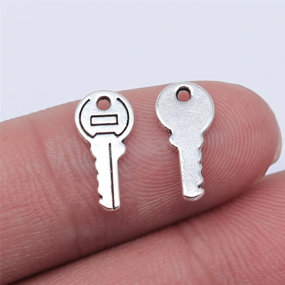 40pcs Cute Small Key Charms for Jewelry MakingSmall Key Charms for