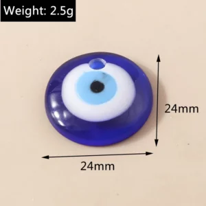 5pcs Bohemian Evil Eye Charms with Hamsa Hand BeadsEvil Eye Charms - Image 9