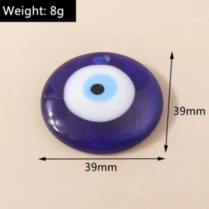 5pcs Bohemian Evil Eye Charms with Hamsa Hand BeadsEvil Eye Charms - Image 10