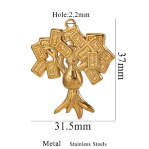 Large Stainless Steel Fish and Starfish CharmsStainless Steel Fish - Image 10