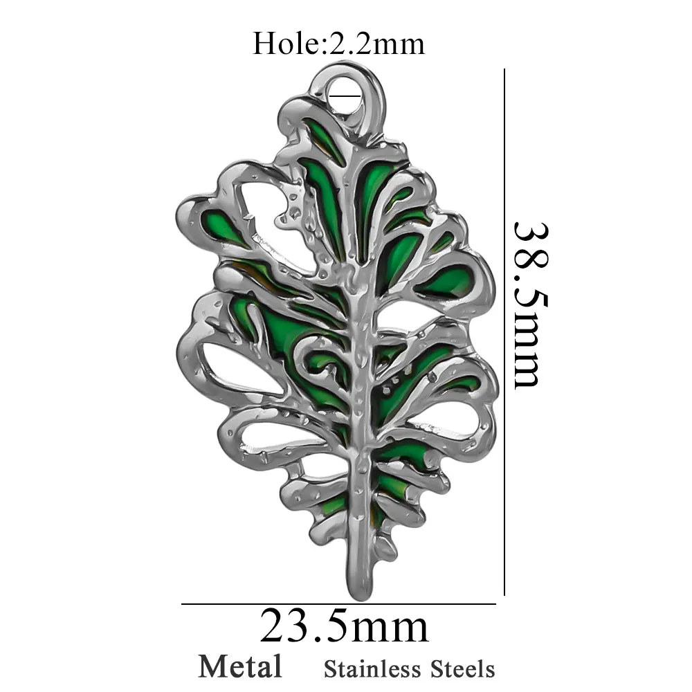 Large Stainless Steel Fish and Starfish CharmsStainless Steel Fish