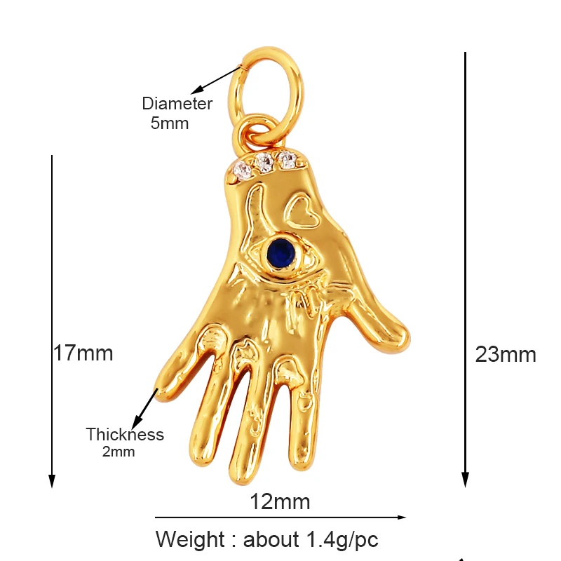Buddha Hamsha Evil Eye Hand CharmBuddha Hamsha Evil Eye Hand