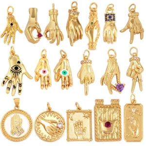 Buddha Hamsha Evil Eye Hand CharmBuddha Hamsha Evil Eye Hand - Image 1