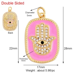 Buddha Hamsha Evil Eye Hand CharmBuddha Hamsha Evil Eye Hand - Image 23