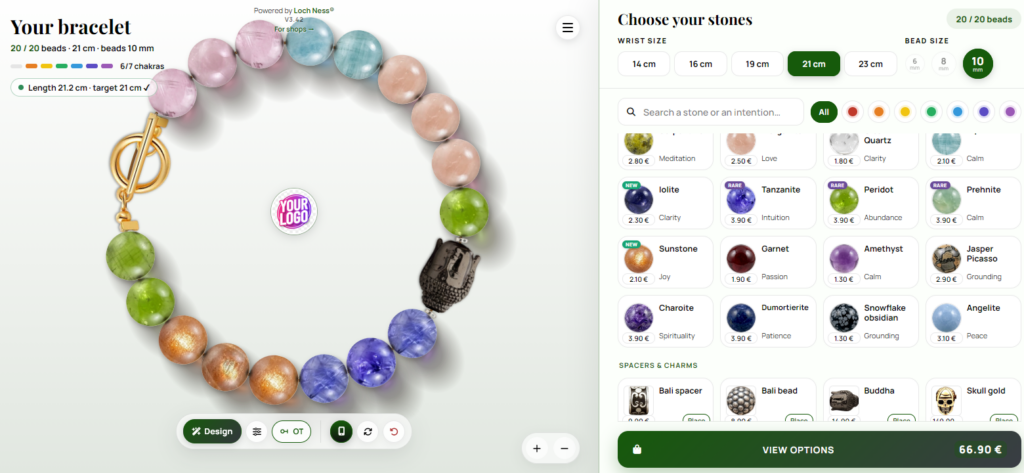 gestones bracelet builder app B2B