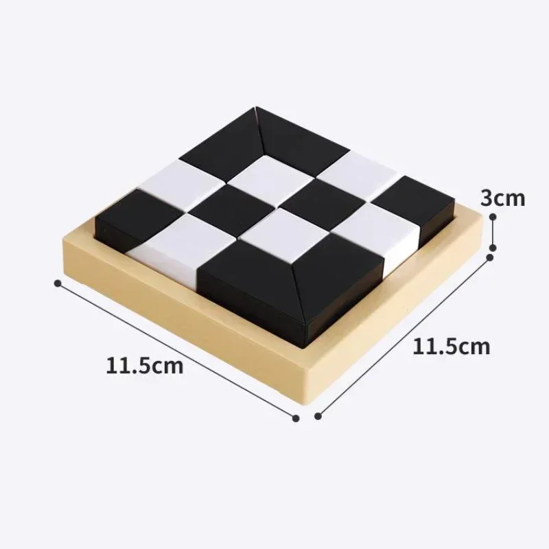 Educational Hidden Building Block Puzzle Toys Spatial Thinking Imagination Ability Training Adult Desktop Interactive Game