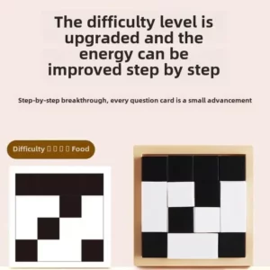 Educational Hidden Building Block Puzzle Toys Spatial Thinking Imagination Ability Training Adult Desktop Interactive Game - Image 7