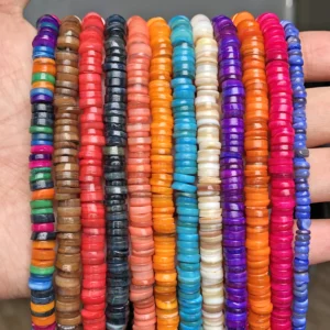Freshwater Shell Flat Beads for Jewelry MakingFreshwater Shell - Image 1
