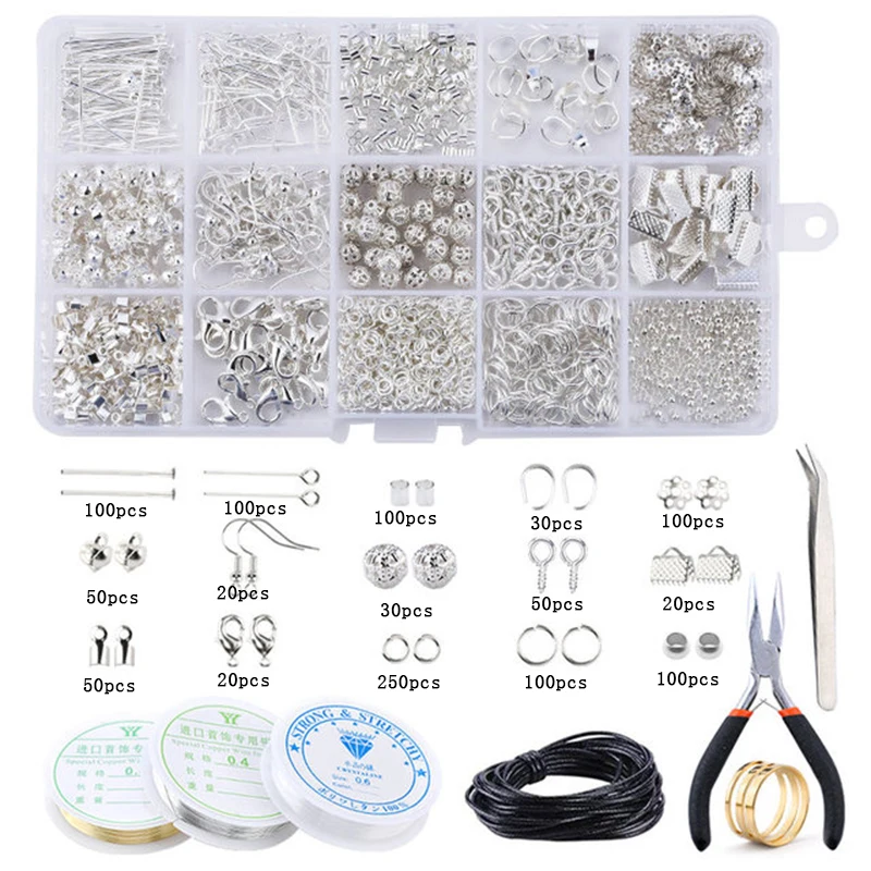 Jewelry Beading and Repair Kit with Essential ToolsBeading and