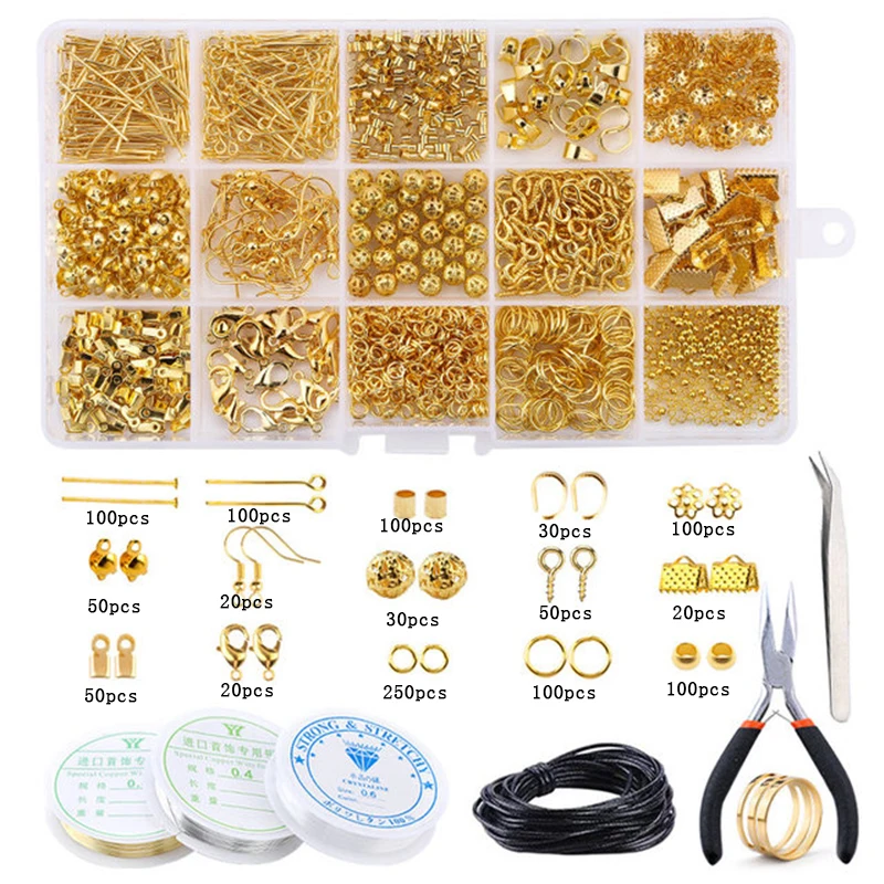Jewelry Beading and Repair Kit with Essential ToolsBeading and
