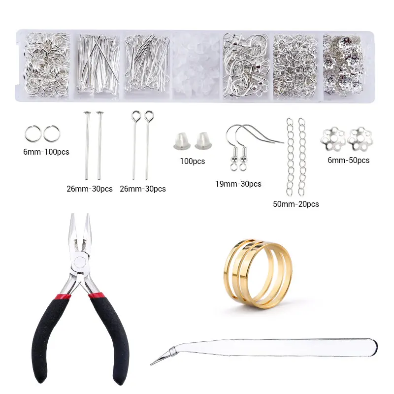 Jewelry Beading and Repair Kit with Essential ToolsBeading and